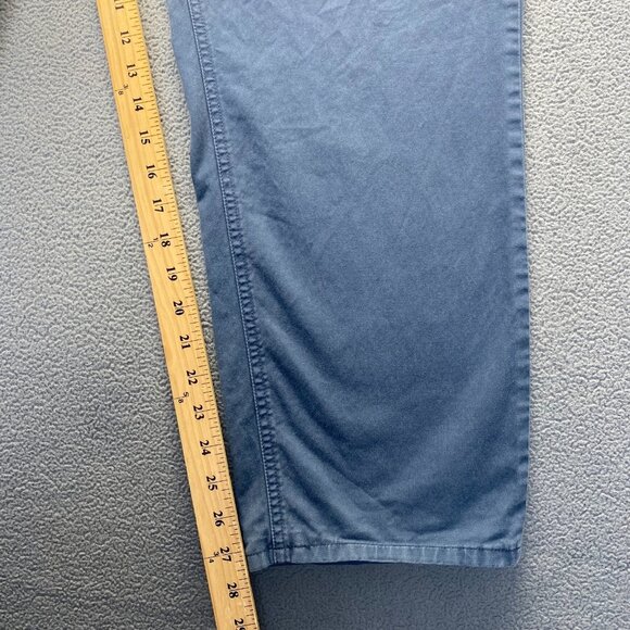 Peter Millar, Chino Pants Mens Size 42 Blue,Flat Front,Pima Cotton - Picture 6 of 12